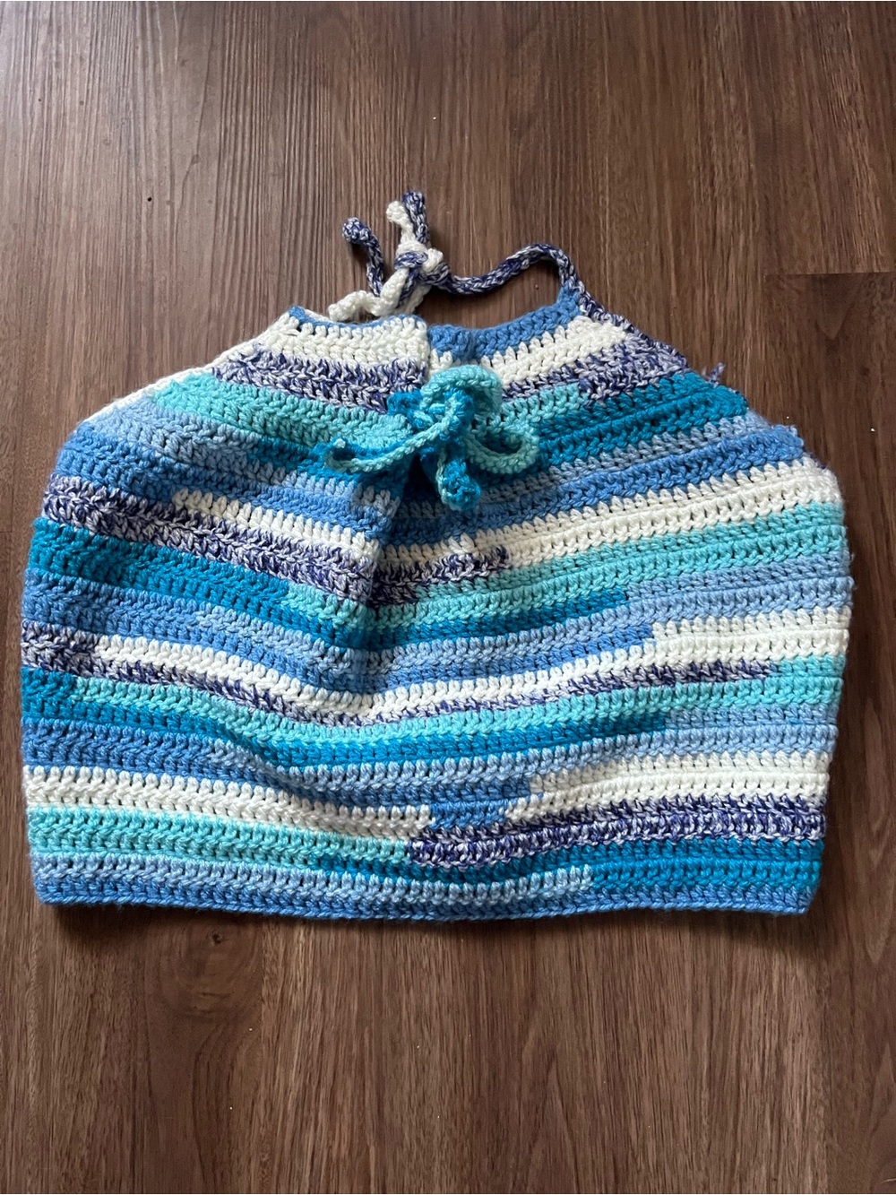 Handmade Striped Crochet Halter top